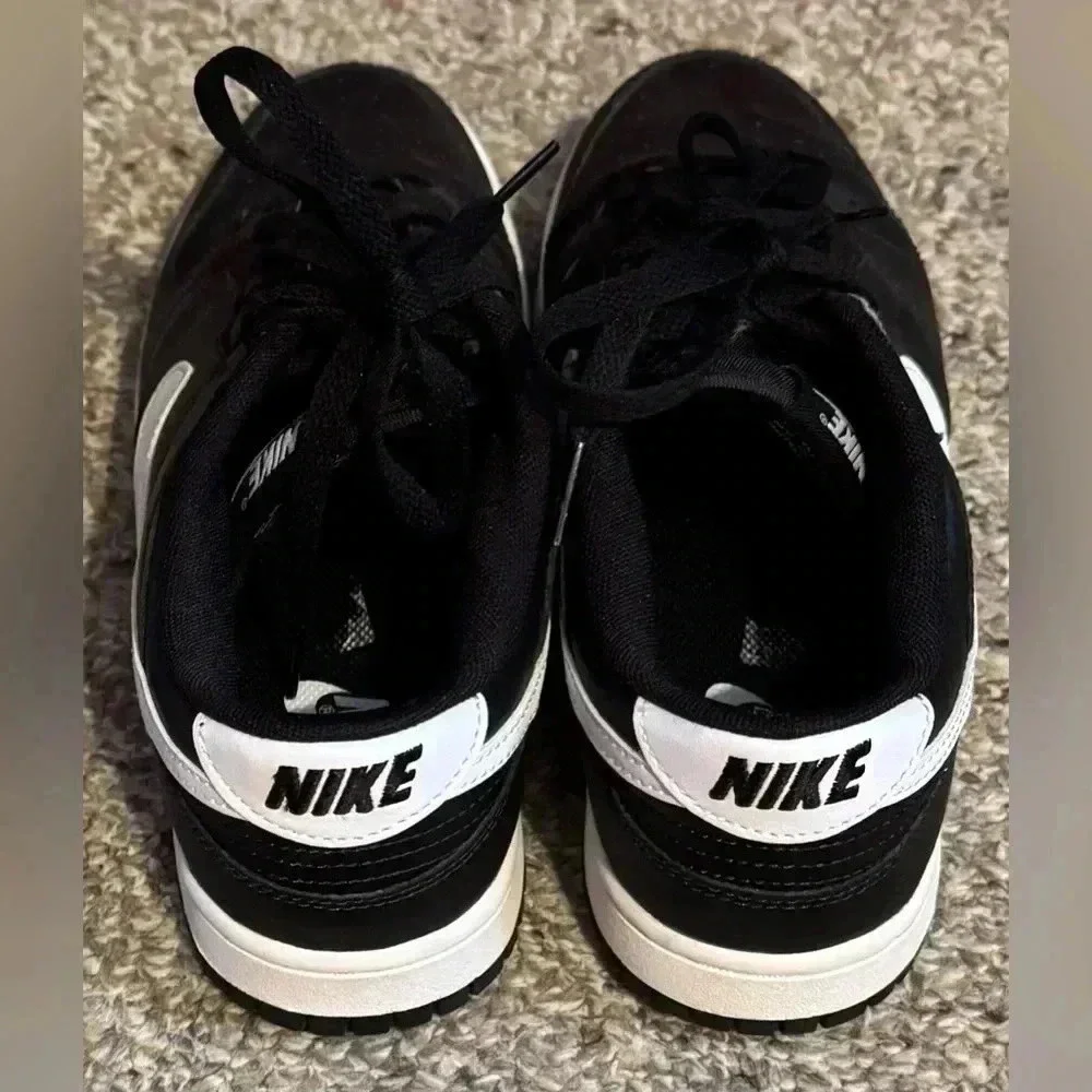 Nike Dunk Low Black Panda Retro Shoes - Picture 3 of 5